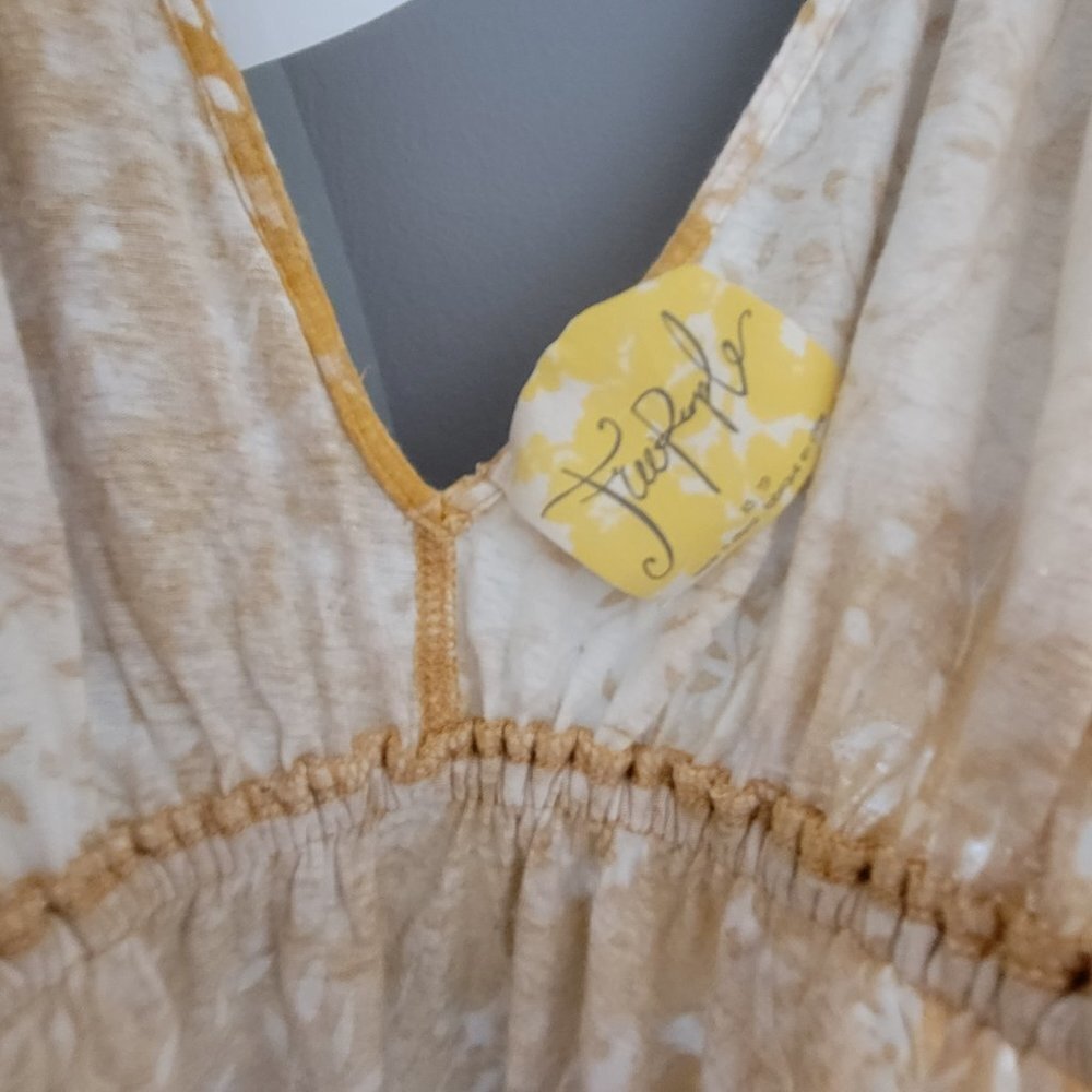 Free People Abracadabra Cold Shoulder V Neck Top - Picture 8 of 8